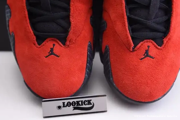 Official Maikesneakers 654459-670 Retro Jordan Air Red 14 Challenge 0423